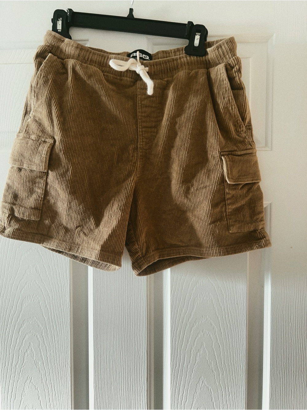 RSQ Brown Corduroy Cargo Shorts Drawstring Casual
